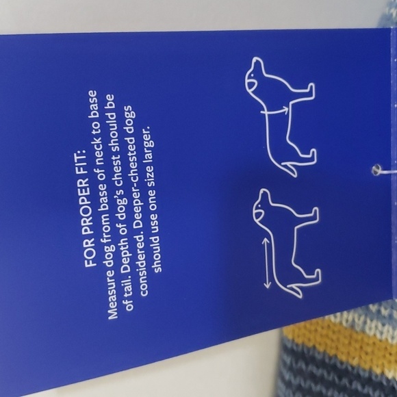 1385- The Humane Society Of The United States  Dog Apparel Sweater Size L NWT - Picture 7 of 10